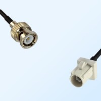 Fakra B 9001 White Male - BNC Male Coaxial Cable Assemblies