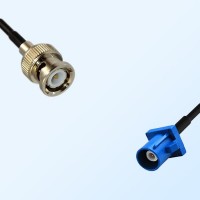 Fakra C 5005 Blue Male - BNC Male Coaxial Cable Assemblies