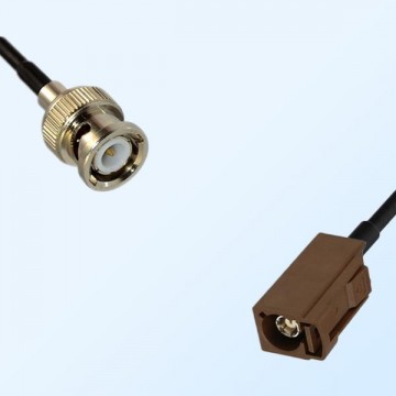 Fakra F 8011 Brown Female - BNC Male Coaxial Cable Assemblies