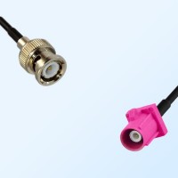 Fakra H 4003 Violet Male - BNC Male Coaxial Cable Assemblies