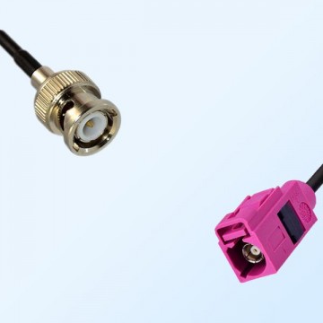 Fakra H 4003 Violet Female - BNC Male Coaxial Cable Assemblies