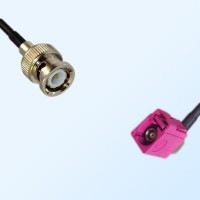 Fakra H 4003 Violet Female R/A - BNC Male Coaxial Cable Assemblies