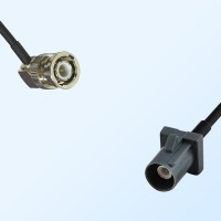 Fakra G 7031 Grey Male - BNC Male Right Angle Coaxial Cable Assemblies