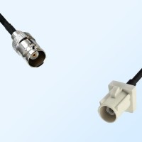 Fakra B 9001 White Male - BNC Female Coaxial Cable Assemblies