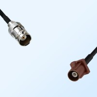 Fakra F 8011 Brown Male - BNC Female Coaxial Cable Assemblies