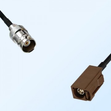 Fakra F 8011 Brown Female - BNC Female Coaxial Cable Assemblies