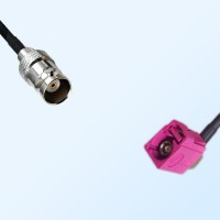 Fakra H 4003 Violet Female R/A - BNC Female Coaxial Cable Assemblies