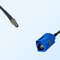 Fakra C 5005 Blue Female - CRC9 Male Coaxial Cable Assemblies