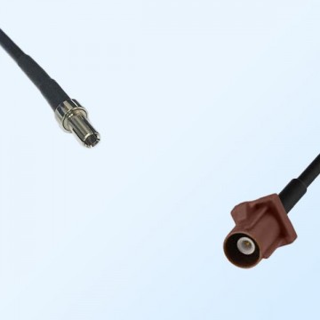 Fakra F 8011 Brown Male - CRC9 Male Coaxial Cable Assemblies