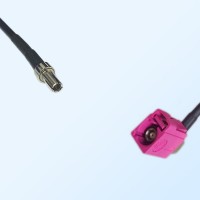 Fakra H 4003 Violet Female R/A - CRC9 Male Coaxial Cable Assemblies