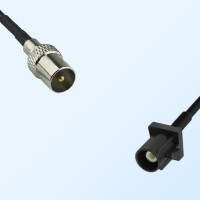 Fakra A 9005 Black Male - DVB-T TV Male Coaxial Cable Assemblies