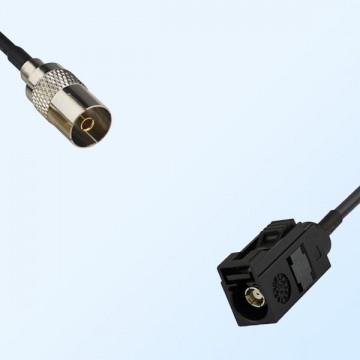 Fakra A 9005 Black Female - DVB-T TV Female Coaxial Cable Assemblies