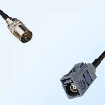 Fakra G 7031 Grey Female - DVB-T TV Female Coaxial Cable Assemblies