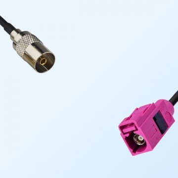Fakra H 4003 Violet Female - DVB-T TV Female Coaxial Cable Assemblies