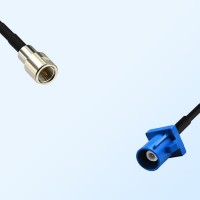 Fakra C 5005 Blue Male - FME Male Coaxial Cable Assemblies
