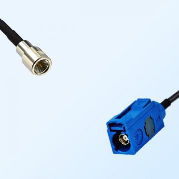 Fakra C 5005 Blue Female - FME Male Coaxial Cable Assemblies