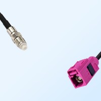 Fakra H 4003 Violet Female - FME Female Coaxial Cable Assemblies