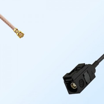 IPEX Female R/A - Fakra A 9005 Black Female Coaxial Cable Assemblies