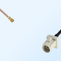 IPEX Female R/A - Fakra B 9001 White Male Coaxial Cable Assemblies
