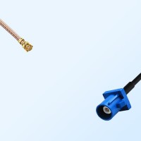 IPEX Female R/A - Fakra C 5005 Blue Male Coaxial Cable Assemblies
