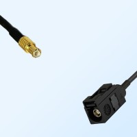 Fakra A 9005 Black Female - MCX Male Coaxial Cable Assemblies