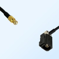 Fakra A 9005 Black Female R/A - MCX Male Coaxial Cable Assemblies