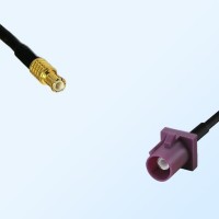 Fakra D 4004 Bordeaux Male - MCX Male Coaxial Cable Assemblies