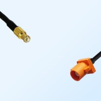 Fakra M 2003 Pastel Orange Male - MCX Male Coaxial Cable Assemblies