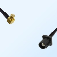 Fakra A 9005 Black Male - MCX Male R/A Coaxial Cable Assemblies