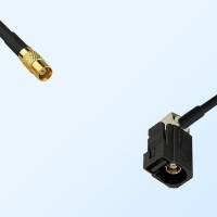 Fakra A 9005 Black Female R/A - MCX Female Coaxial Cable Assemblies