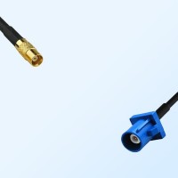 Fakra C 5005 Blue Male - MCX Female Coaxial Cable Assemblies