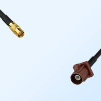 Fakra F 8011 Brown Male - MCX Female Coaxial Cable Assemblies