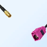 Fakra H 4003 Violet Female - MCX Female Coaxial Cable Assemblies