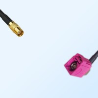 Fakra H 4003 Violet Female R/A - MCX Female Coaxial Cable Assemblies
