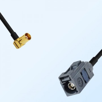 Fakra G 7031 Grey Female - MCX Female R/A Coaxial Cable Assemblies