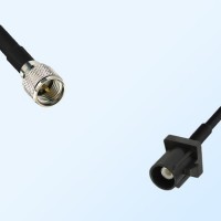 Fakra A 9005 Black Male - Mini UHF Male Coaxial Cable Assemblies