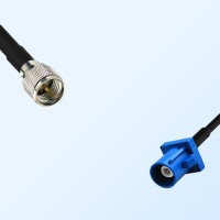 Fakra C 5005 Blue Male - Mini UHF Male Coaxial Cable Assemblies