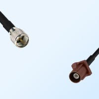 Fakra F 8011 Brown Male - Mini UHF Male Coaxial Cable Assemblies