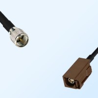 Fakra F 8011 Brown Female - Mini UHF Male Coaxial Cable Assemblies
