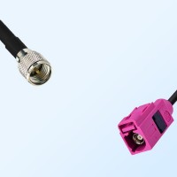 Fakra H 4003 Violet Female - Mini UHF Male Coaxial Cable Assemblies