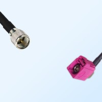 Fakra H 4003 Violet Female R/A - Mini UHF Male Cable Assemblies