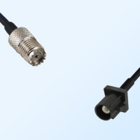 Fakra A 9005 Black Male - Mini UHF Female Coaxial Cable Assemblies