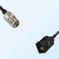 Fakra A 9005 Black Female - Mini UHF Female Coaxial Cable Assemblies