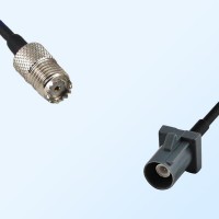 Fakra G 7031 Grey Male - Mini UHF Female Coaxial Cable Assemblies
