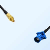 Fakra C 5005 Blue Male - MMCX Male Coaxial Cable Assemblies