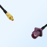 Fakra D 4004 Bordeaux Male - MMCX Male Coaxial Cable Assemblies