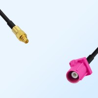 Fakra H 4003 Violet Male - MMCX Male Coaxial Cable Assemblies