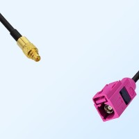 Fakra H 4003 Violet Female - MMCX Male Coaxial Cable Assemblies