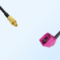 Fakra H 4003 Violet Female R/A - MMCX Male Coaxial Cable Assemblies