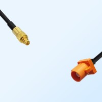 Fakra M 2003 Pastel Orange Male - MMCX Male Coaxial Cable Assemblies